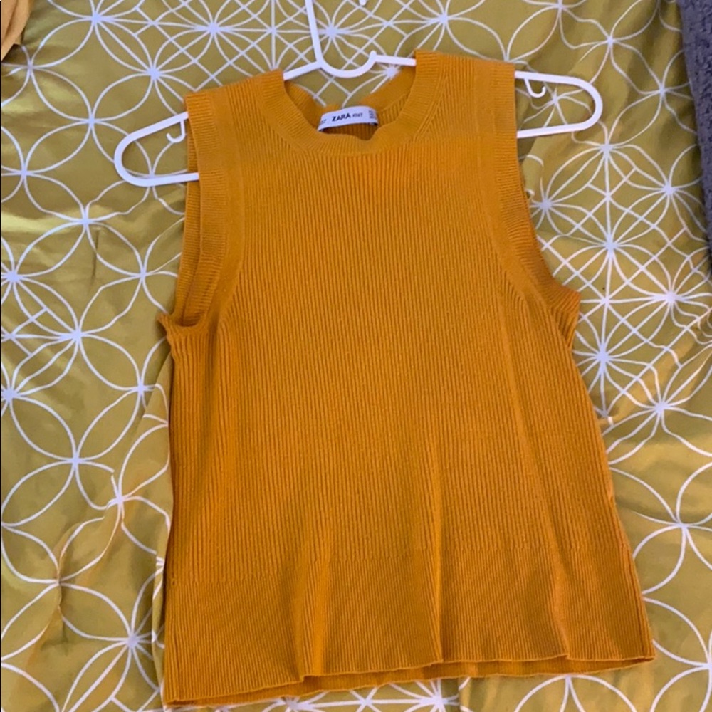 no sleeves sweater top